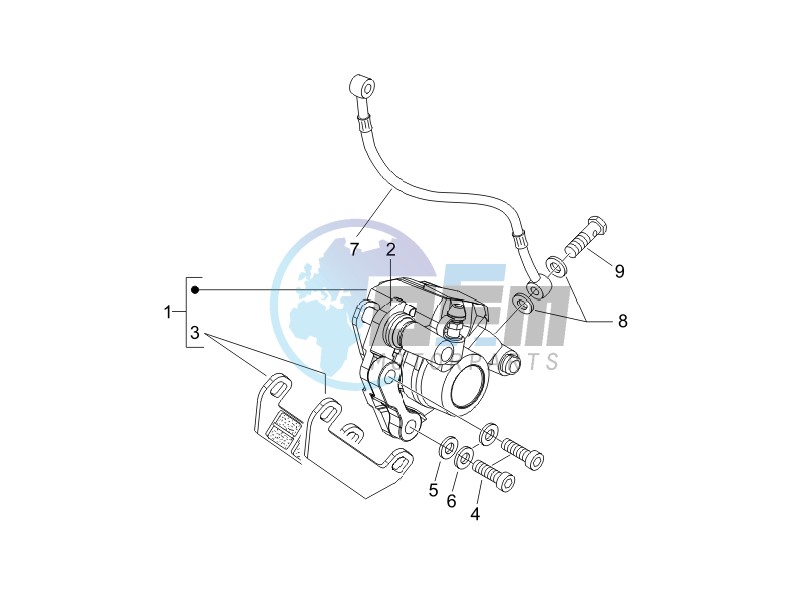 Brakes pipes - Calipers