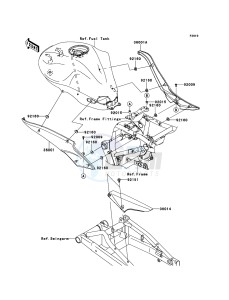 ER-6n ABS ER650B7F GB XX (EU ME A(FRICA) drawing Side Covers/Chain Cover