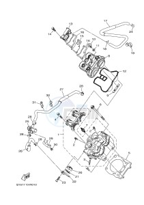 YFM700FWAD GRIZZLY 700 (B1AJ) drawing CYLINDER HEAD