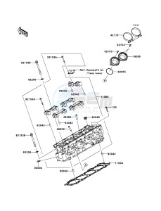 NINJA_ZX-10R ZX1000JCF FR XX (EU ME A(FRICA) drawing Cylinder Head