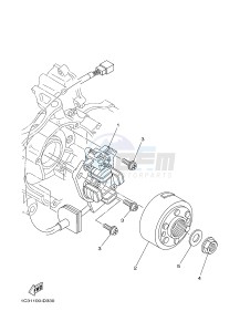 YZ125 (1SR8 1SR8) drawing GENERATOR