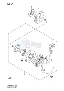 LT-Z50 (P19) drawing RECOIL STARTER