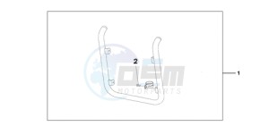 VT750CA9 Australia - (U / SPC) drawing CHROME RADIATOR