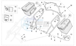 ETV 1000 Capo Nord - Rally Capo Nord drawing Side Cases Alu