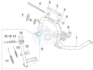 Runner 125 ST 4T E3 (EMEA) drawing Stand/s