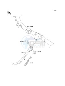 VN 1700 E [VULCAN 1700 CLASSIC] (9G-9FA) E9FA drawing STAND-- S- -