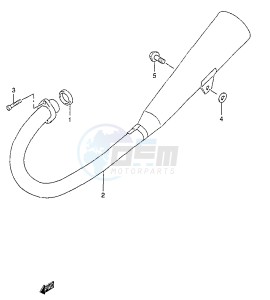 GZ125 (W-X-Y) drawing MUFFLER