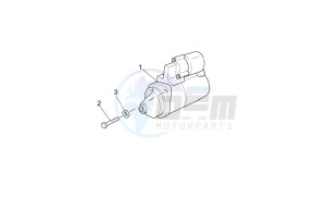 V7 Stone 750 drawing Starter motor