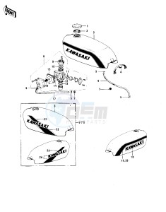 F7 (C-D) 175 drawing FUEL TANK -- 74-75 F7-C_F6-D- -