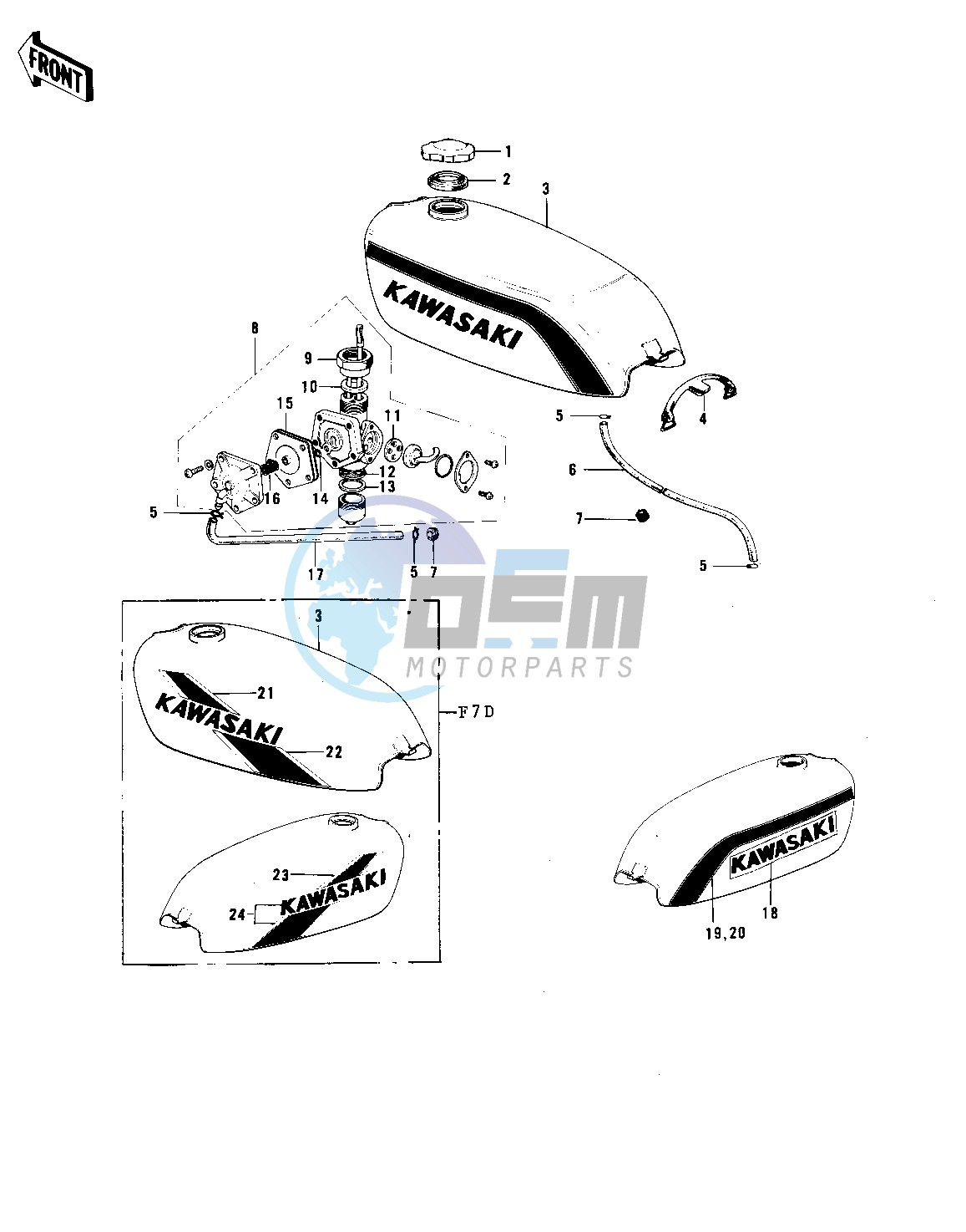 FUEL TANK -- 74-75 F7-C_F6-D- -