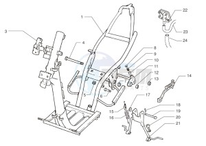 Ark AC 45 Glossy Black-Silver 50 drawing Chassis-Central stand