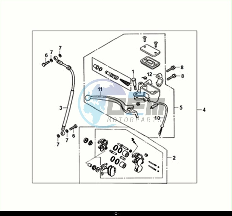 FRONT BRAKE MASTER CYLINDER