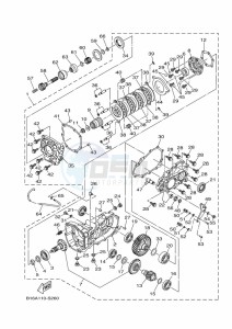 YFM700FWB KODIAK 700 (B6KJ) drawing DRIVE SHAFT