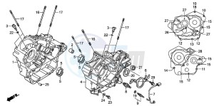 XL700VA drawing CRANKCASE