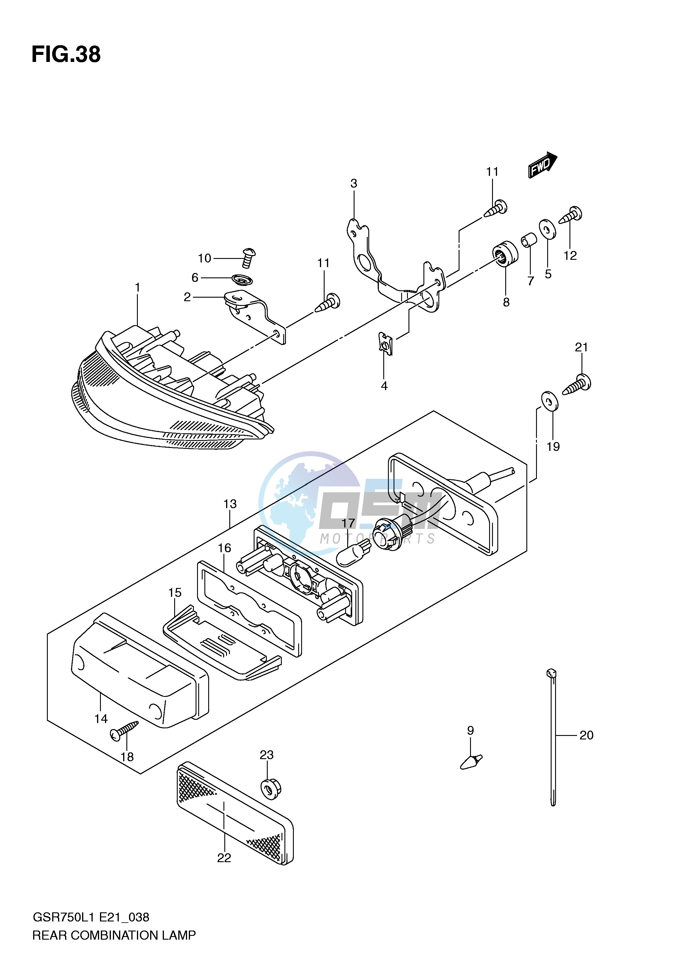 REAR COMBINATION LAMP