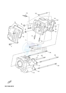 YN50FM NEO'S 4 (2CG4 2CG4) drawing CYLINDER HEAD