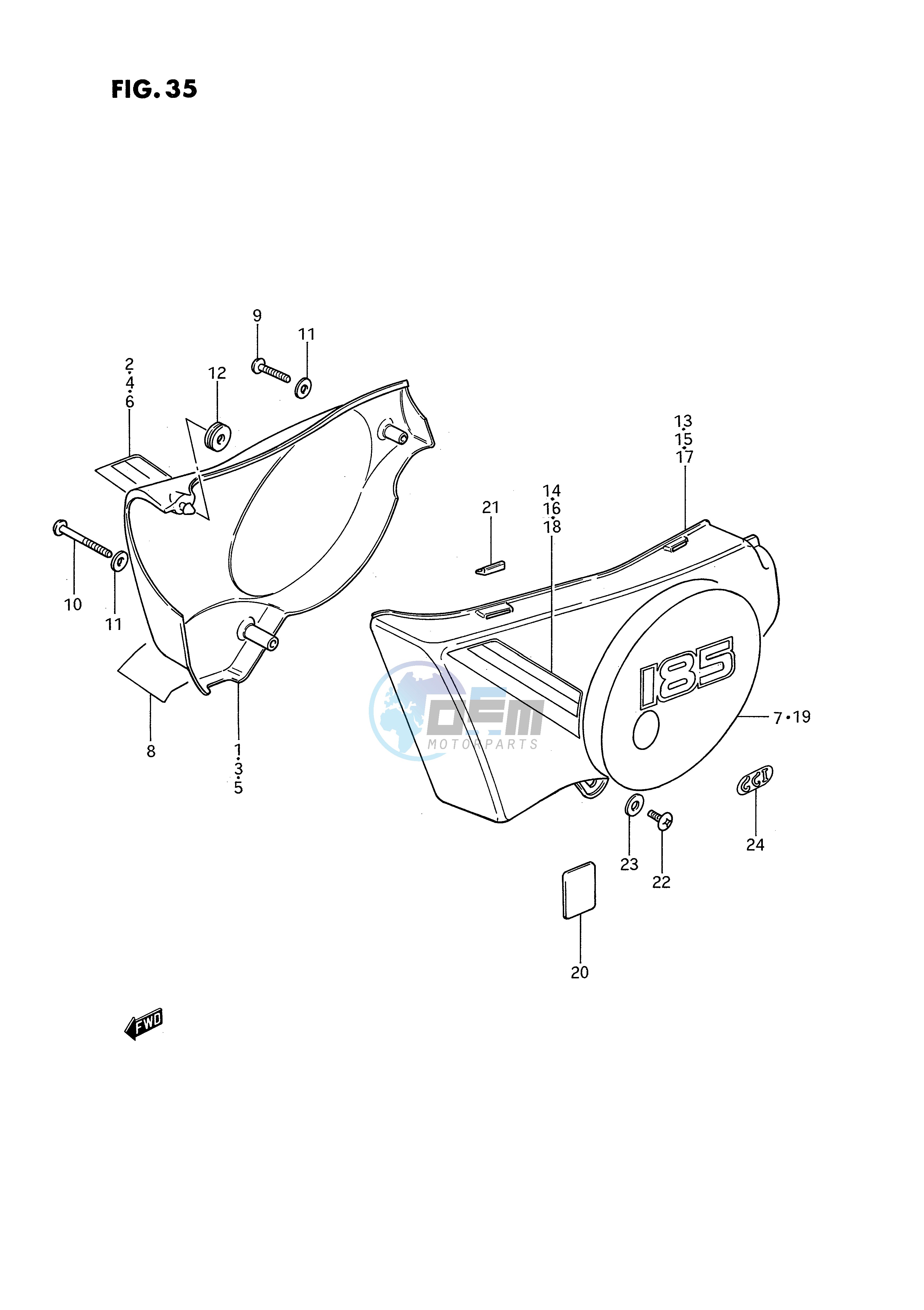 FRAME COVER (MODEL Z K)