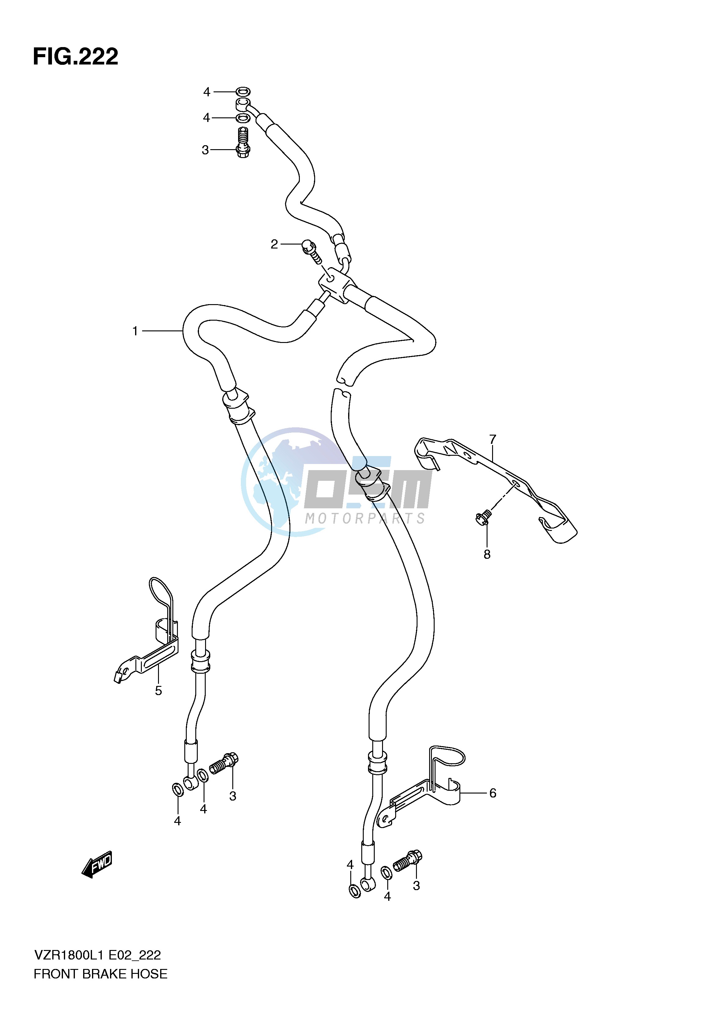 FRONT BRAKE HOSE