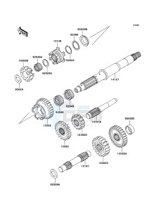 KFX700 KSV700B8F EU drawing Transmission