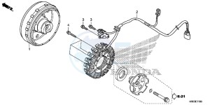 TRX500FM5H Europe Direct - (ED) drawing GENERATOR