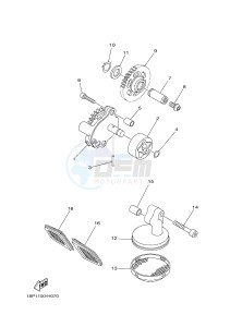 YFZ450R YFZ45YSXJ (BW29) drawing OIL PUMP