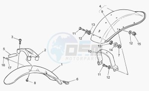 Nevada 750 Base - Club Base/Club drawing Front/rear mudguard