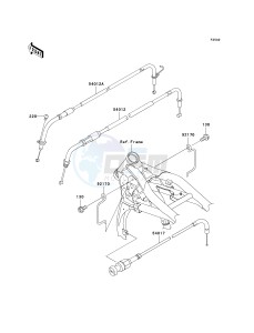 VN 1600 B [VULCAN 1600 MEAN STREAK] (B6F-B8FA) B8FA drawing CABLES