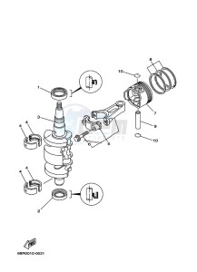 FT9-9GEX drawing CRANKSHAFT--PISTON