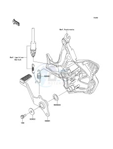 VERSYS KLE650A7F GB XX (EU ME A(FRICA) drawing Brake Pedal