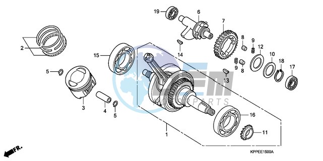 CRANK SHAFT/PISTON