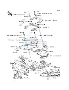 VERSYS_ABS KLE650DDF XX (EU ME A(FRICA) drawing Seat Cover