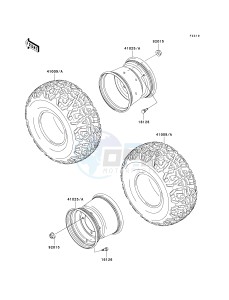 KAF 620 H [MULE 3010 4X4 HARDWOODS GREEN HD] (H6F-H8F) H6F drawing WHEELS_TIRES