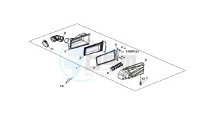 MAXSYM 400 EFI drawing AIRFILTER