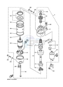 FL350AET1U drawing STARTER-MOTOR