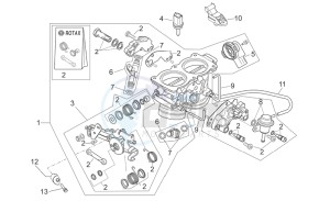 RSV 2 1000 drawing Throttle body