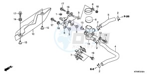 SH300AC drawing AIR INJECTION VALVE