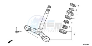 VFR800XD CrossRunner - VFR800X UK - (E) drawing STEERING STEM