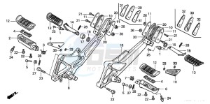 CB600F2 CB600S drawing STEP