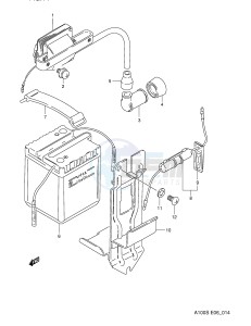 A100 (E6) drawing ELECTRICAL (MODEL R)