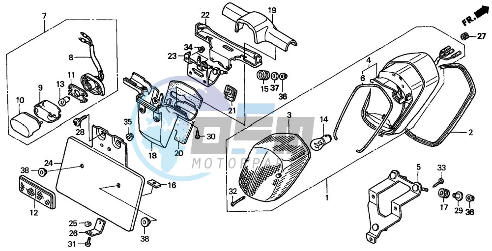 TAILLIGHT (VT750C/C2/NV750C2)