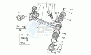 V 10 1000 Centauro Centauro drawing Throttle body