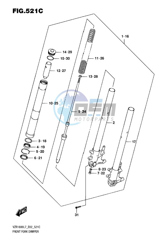 FRONT FORK DAMPER