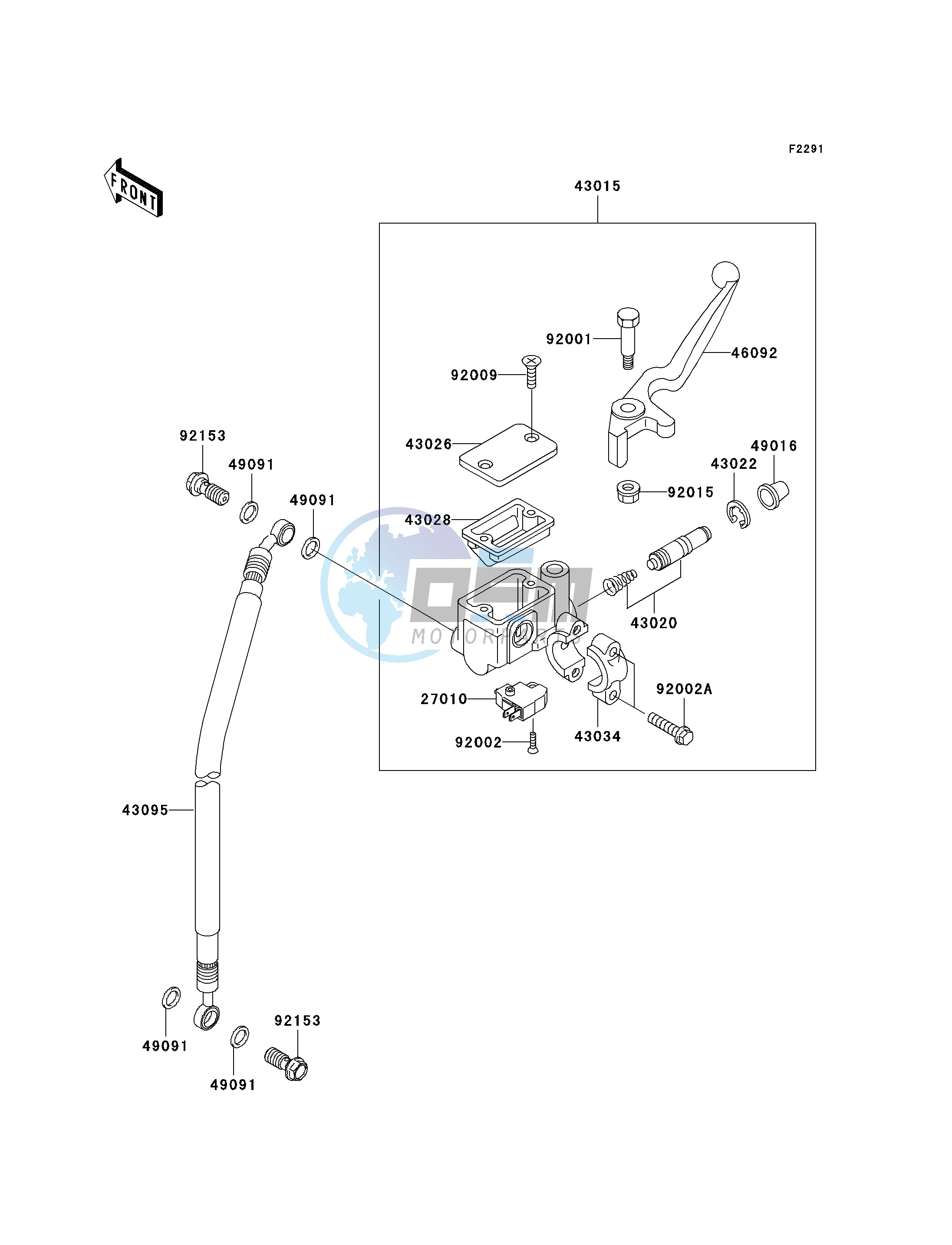 FRONT MASTER CYLINDER