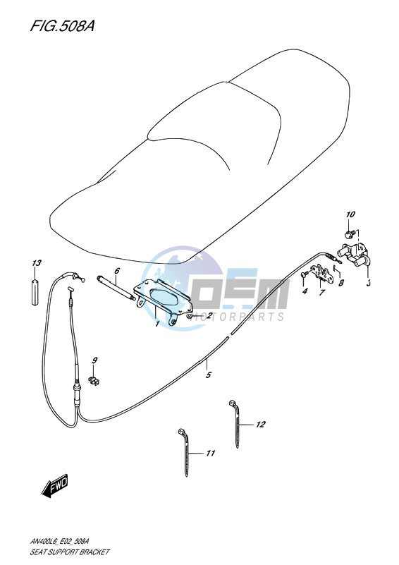 SEAT SUPPORT BRACKET