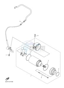 WR250F (2GB2 2GB3 2GB4 2GB4) drawing STARTING MOTOR