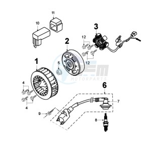 TKR 2 W2 EU drawing IGNITION PART