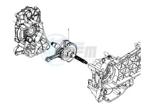 GTS 250 drawing Crankshaft