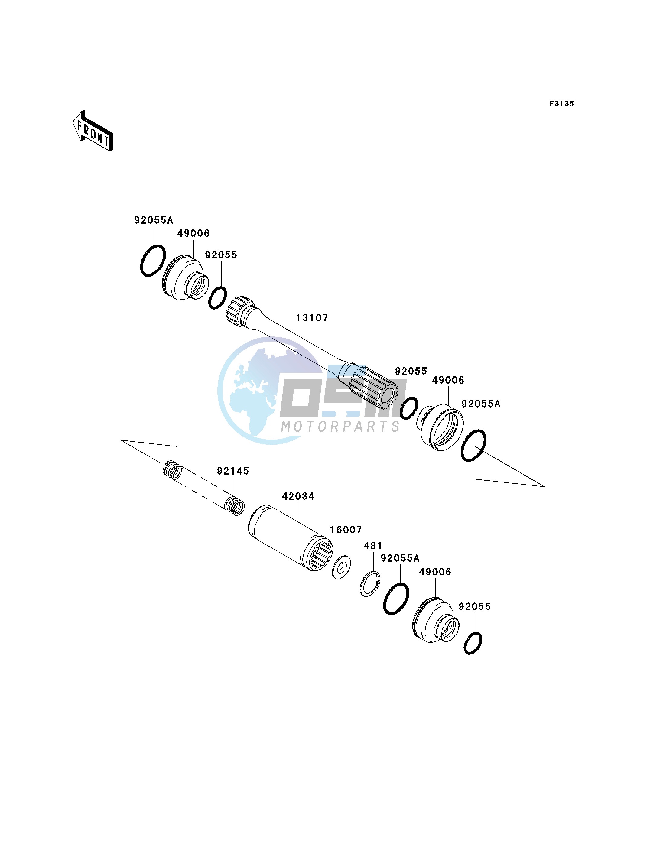 DRIVE SHAFT-PROPELLER