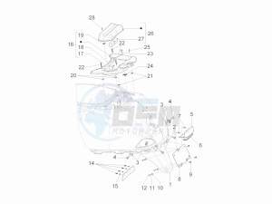 LX 50 4T-4V USA drawing Rear cover - Splash guard