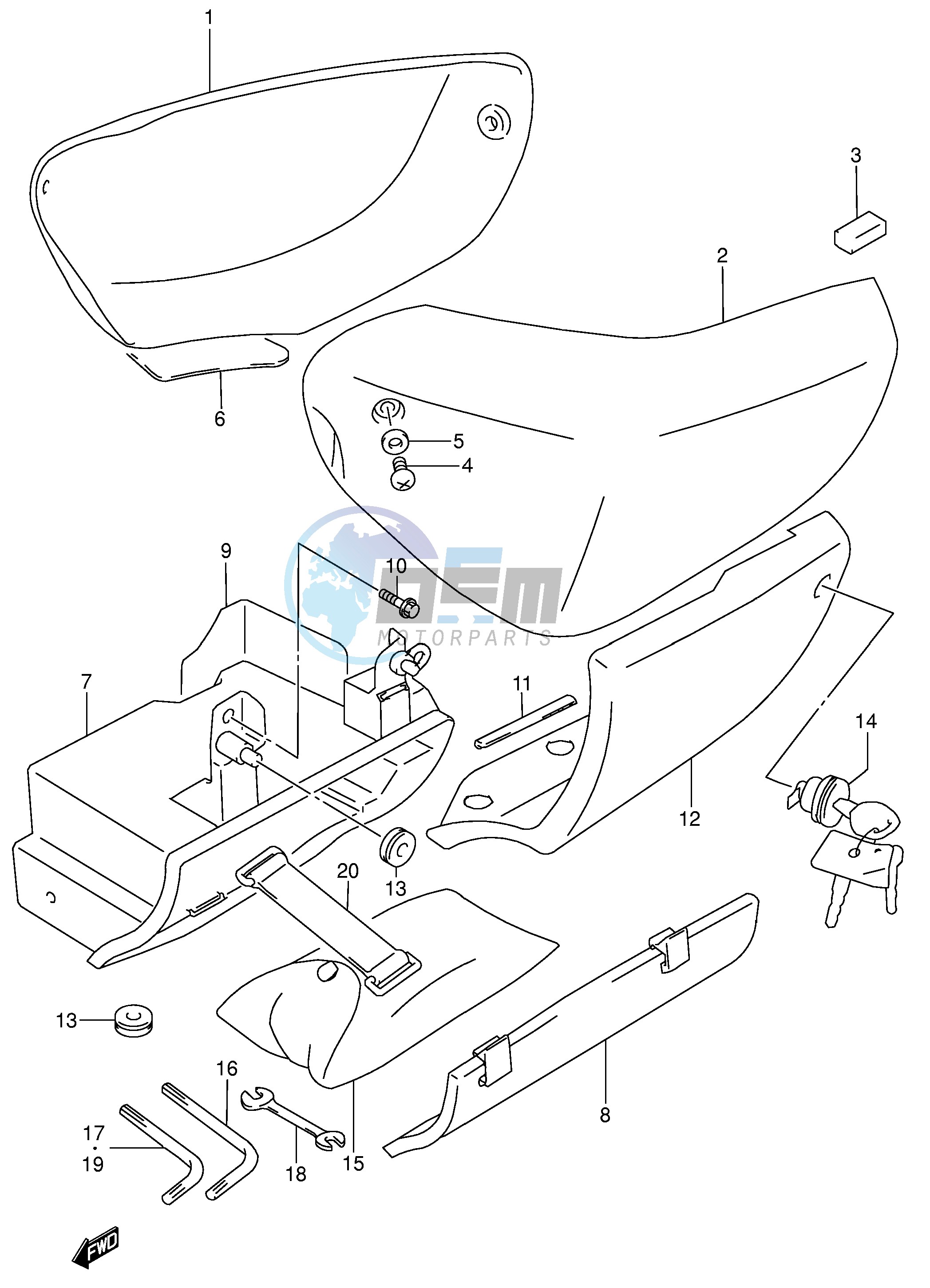 FRAME COVER (MODEL K4)